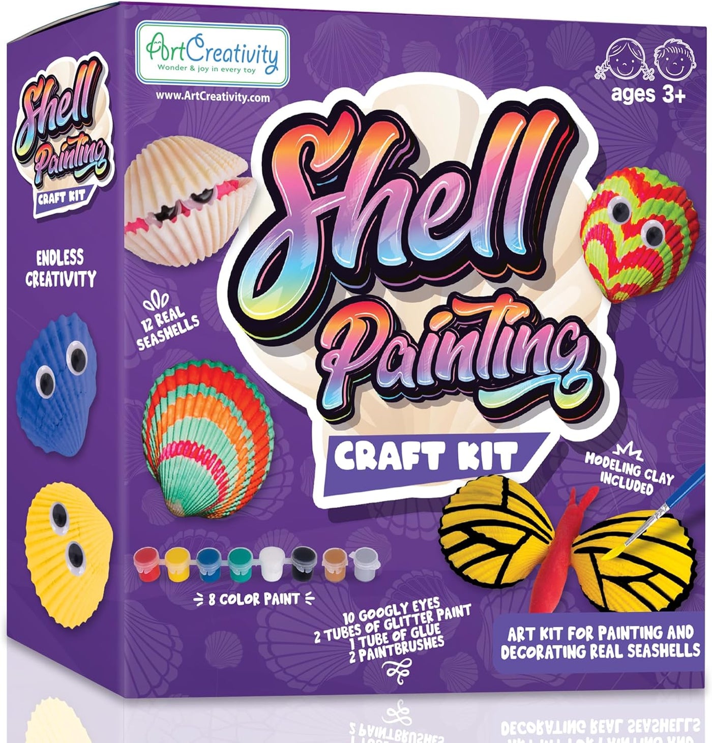 Seashell Painting Kit for Kids