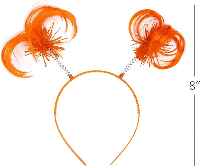 Orange Ponytail Headbands for Kids