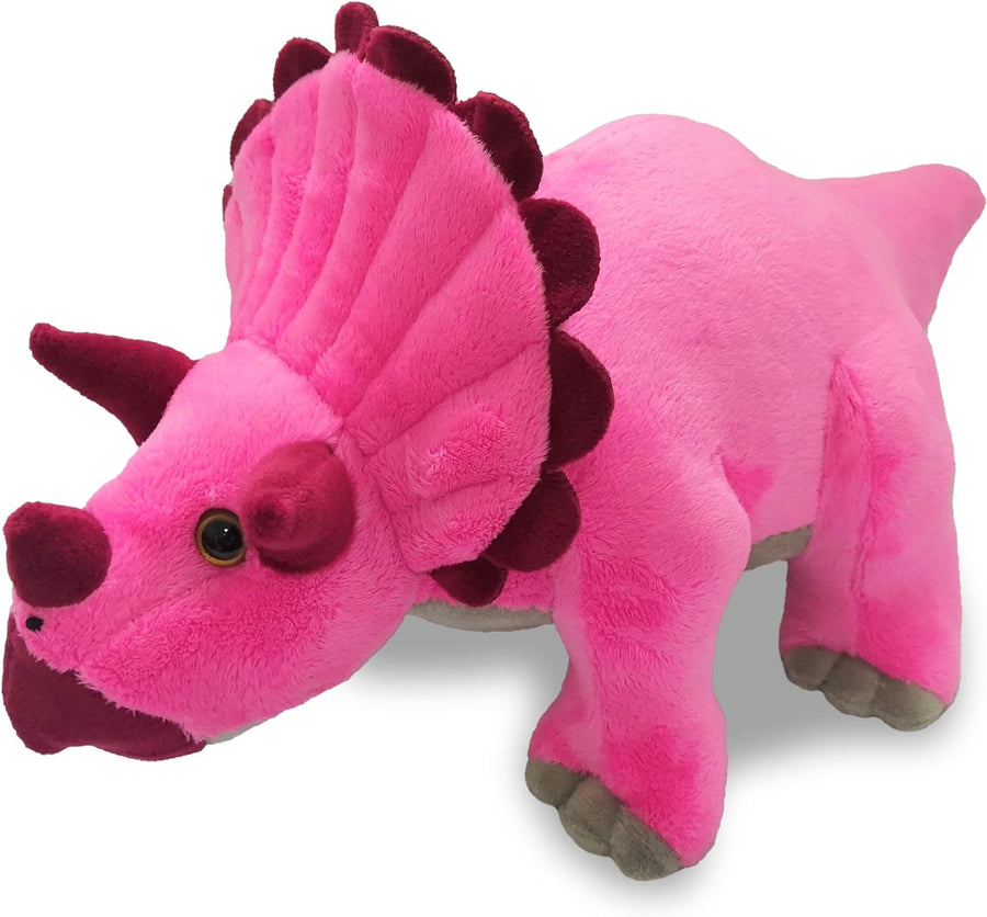 ArtCreativity Cozy Plush Triceratops Dinosaur, Soft and Cuddly Stuffed Animal for Kids, Unique Dinosaur Room Decoration, Great Gift Idea for Boys and Girls