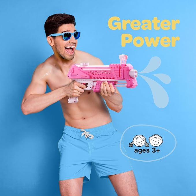 Pink AquaStriker Water Gun