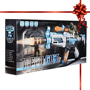 ArtCreativity FuryX Light Up Toy Gun for Kids with Vibrating Man - 16 Inch Blaster Gun with LED Lights, Sound Effects, and Vibration Feedback - Cool Toy Guns for Boys and Girls in Colorful Box