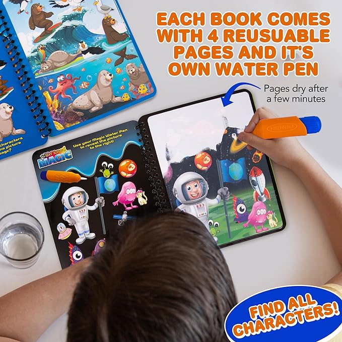 Magic Water Paint Book