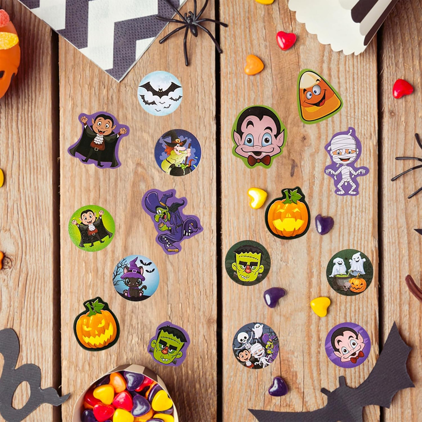 Assorted Halloween Stickers for Kids - 2 Pack