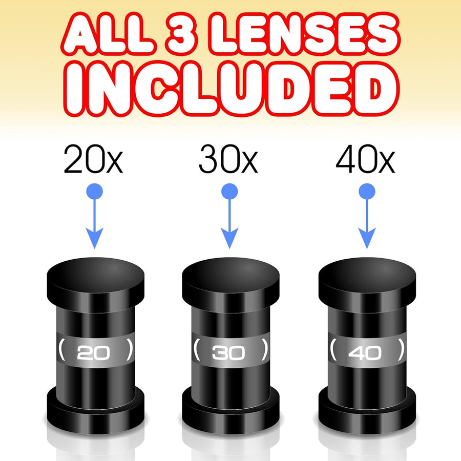 ArtCreativity Telescope for Starters - Includes Tripod Stand and 20x, 30x, 40x Eyepieces - Expensive Birthday Gifts for Kids Ages 3+
