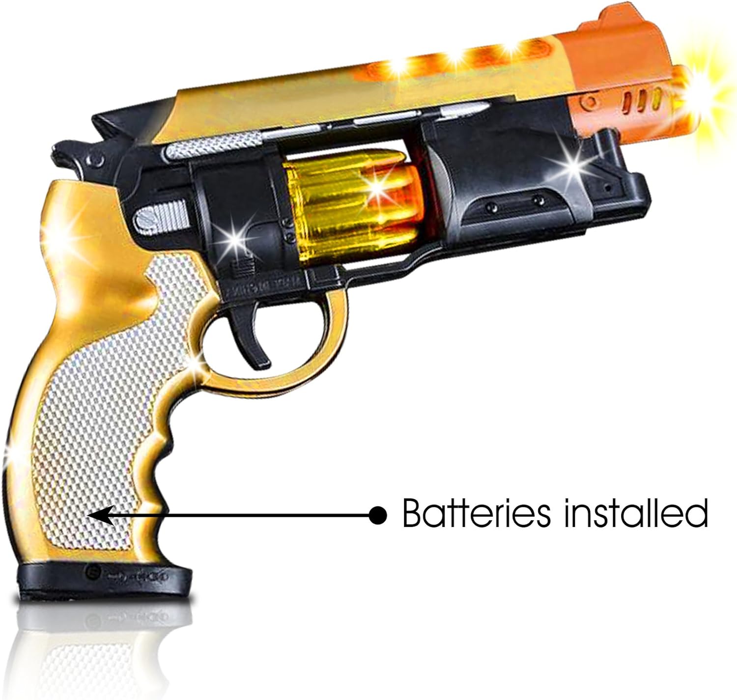 ArtCreativity Blade Runner Airsoft Toy Pistol Toy Gun for Kids with LED and Sound Effect, Design, Batteries Included, Sturdy Plastic Design, Great Gift Idea for Girls and Boys - 1 Pistol