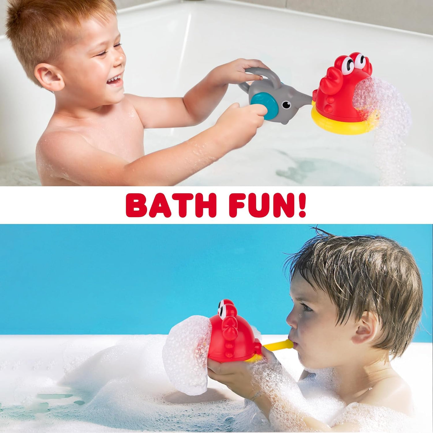 Crab Bubble Machine Bath Toy