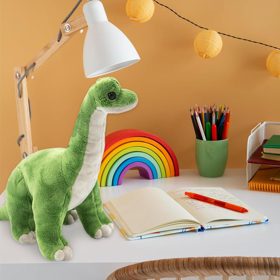 ArtCreativity Big Cozy Plush Brachiosaurus Dinosaur - Soft and Cuddly Stuffed Animal Pillow - Cute Standing Design - Nursery Decoration idea - Great Gift for Boys, Girls, Toddlers, Babies