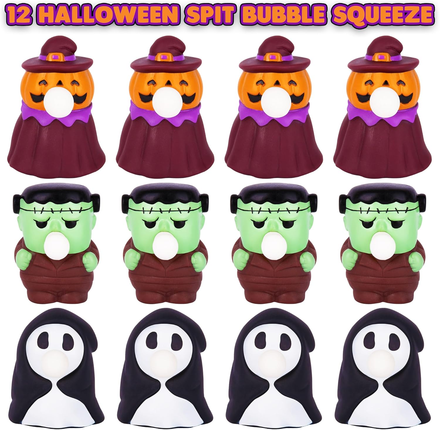 Halloween Spit Bubble 12 Pack