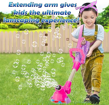 Bubble String Trimmer Kids Bubble Blower Machine with Bubble Solution Included