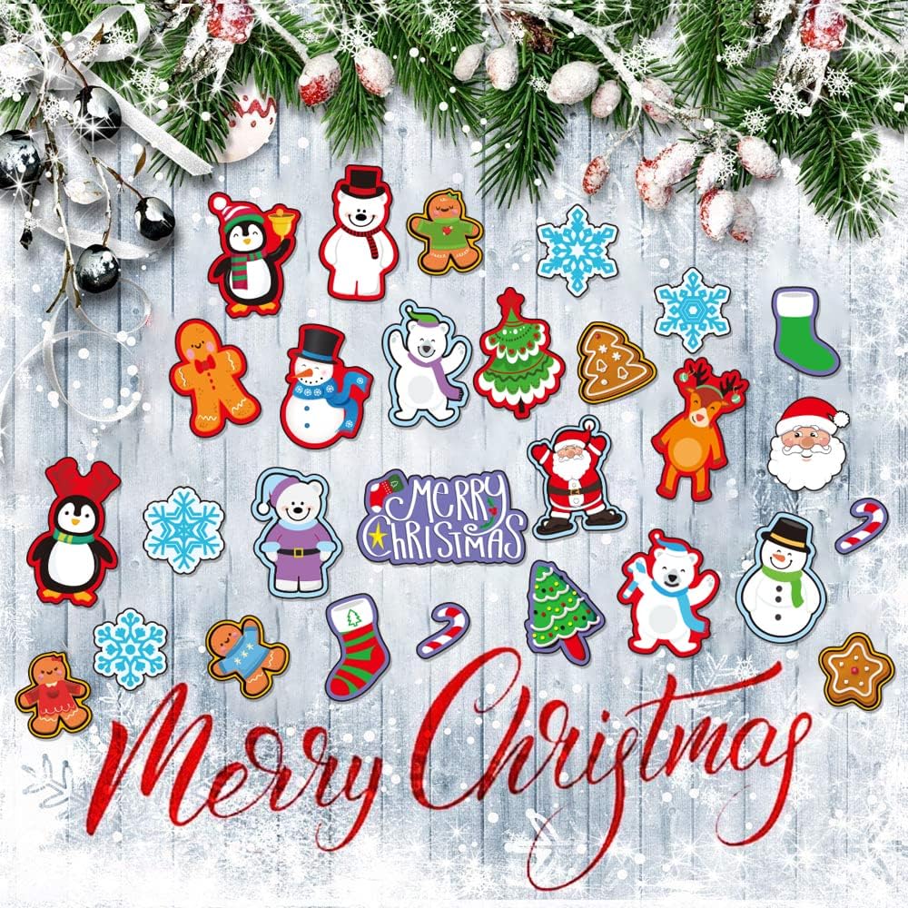 ArtCreativity Christmas Stickers for Kids - 100 Sticker Sheets with 1200 Holiday Stickers Assortment- Stocking Stuffers for Kids, Bulk Christmas Party Favors for Boys and Girls Ages 3 4 5 6 7 8