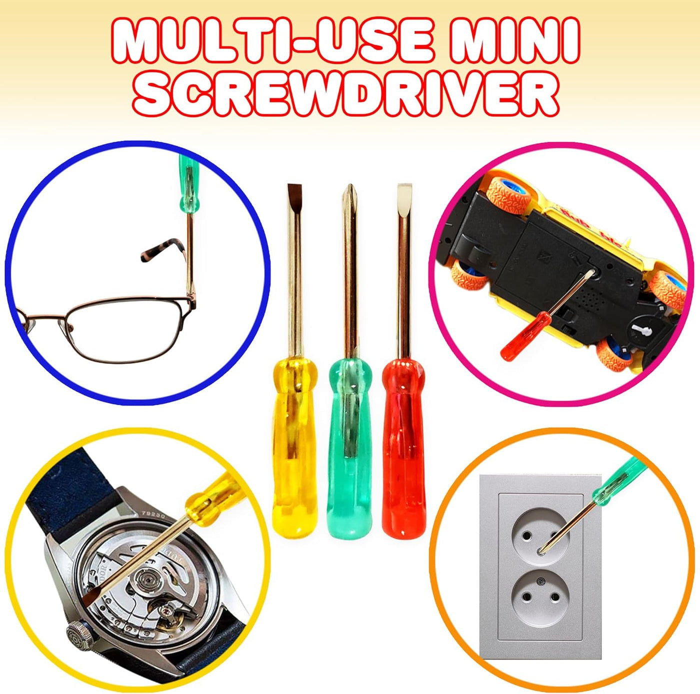 Mini Screwdriver Set with Keychain