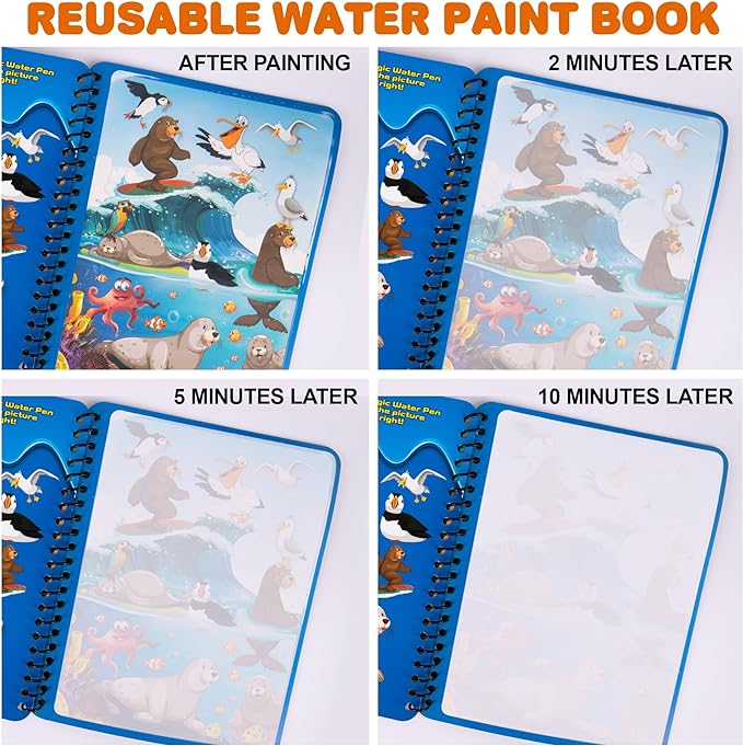 Magic Water Paint Book