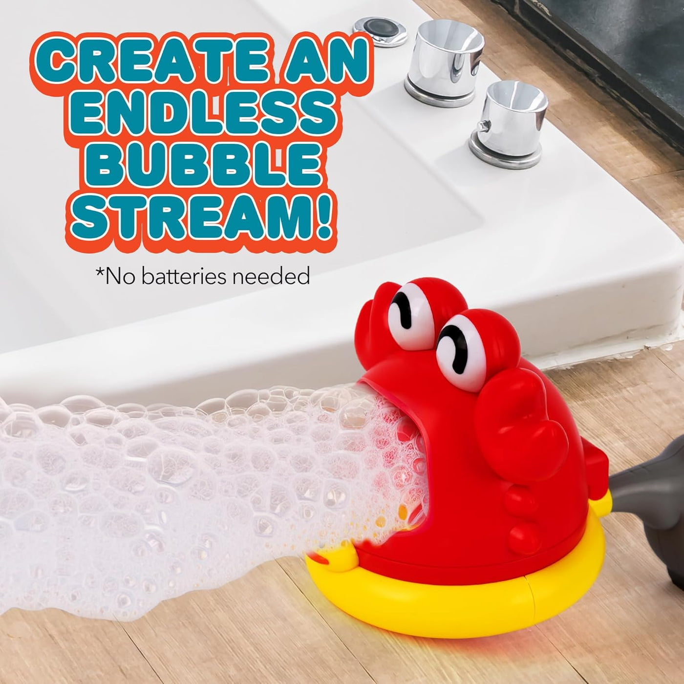 Crab Bubble Machine Bath Toy