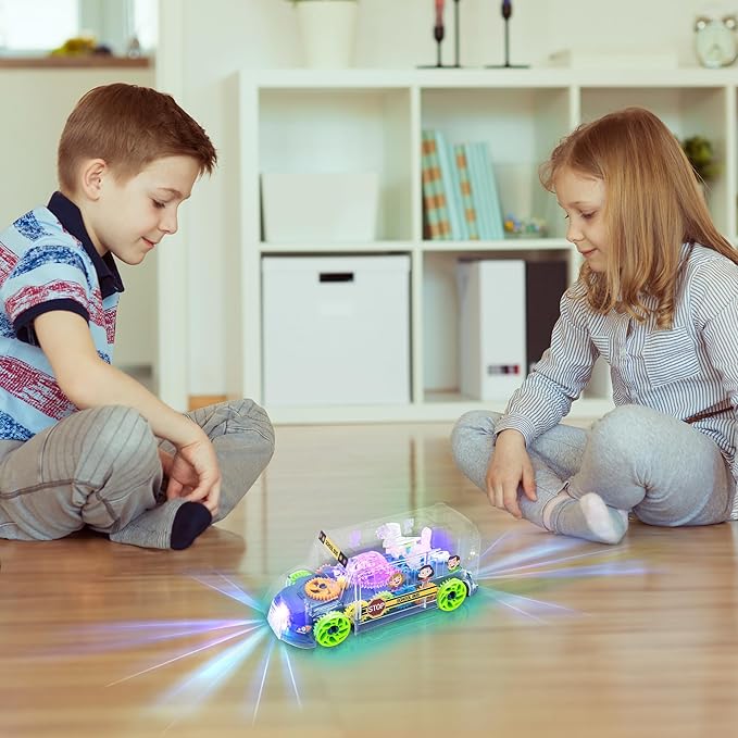 Light Up School Bus Toy for Toddlers