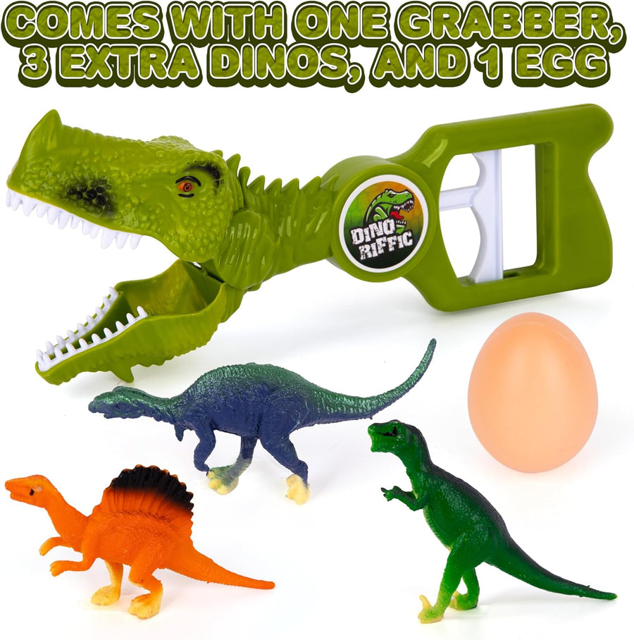 ArtCreativity Dinosaur Grabber Toy for Kids - 5-Piece Kids Grabber Set - Includes 1 Toy Dinosaur Grabber and 4 Small Dinosaur Figurines to Grab - Cool Dinosaur Toys for Boys and Girls Ages 3 and Up