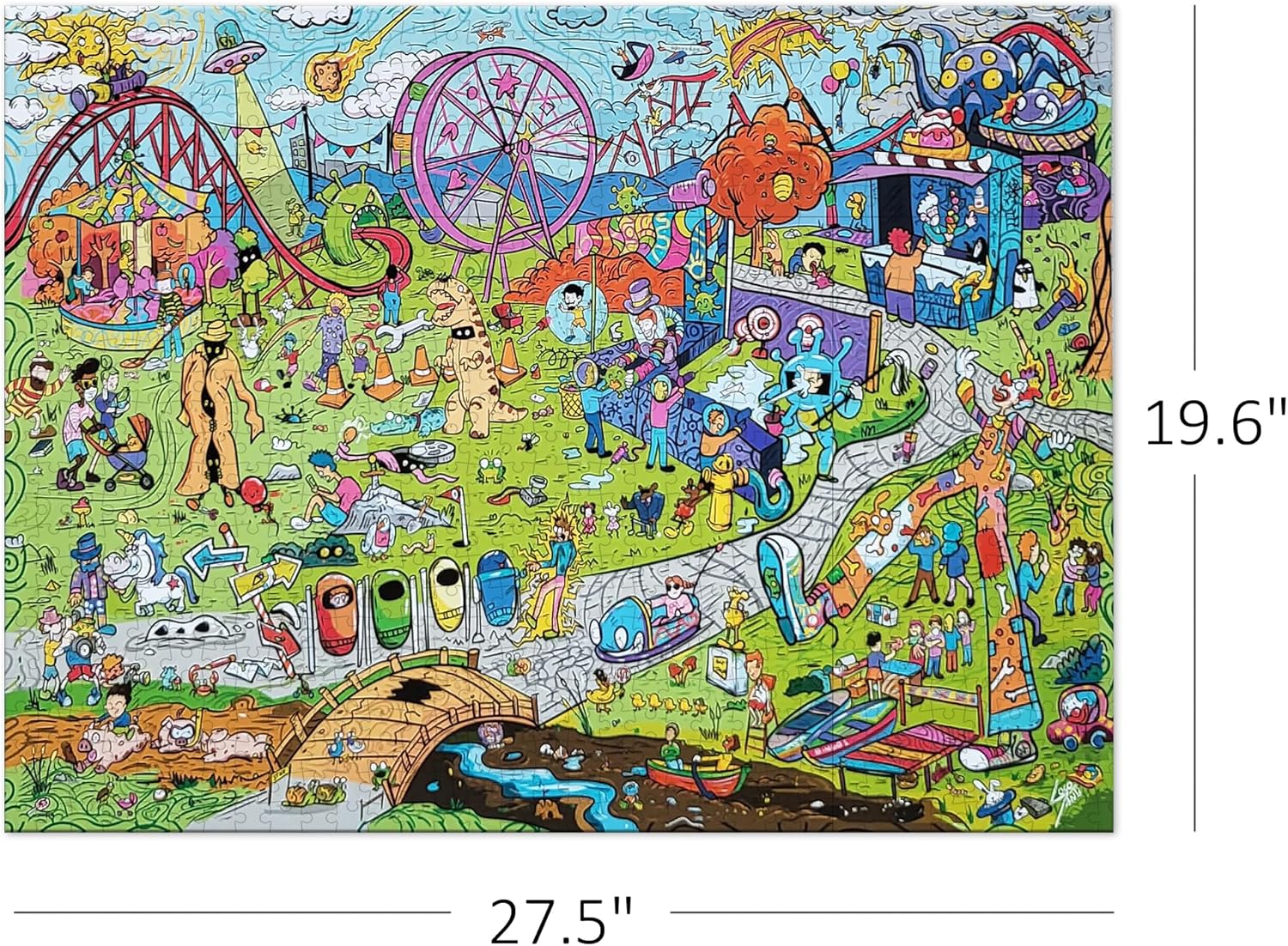 Carnival Themed 1000 Piece Jigsaw Puzzle