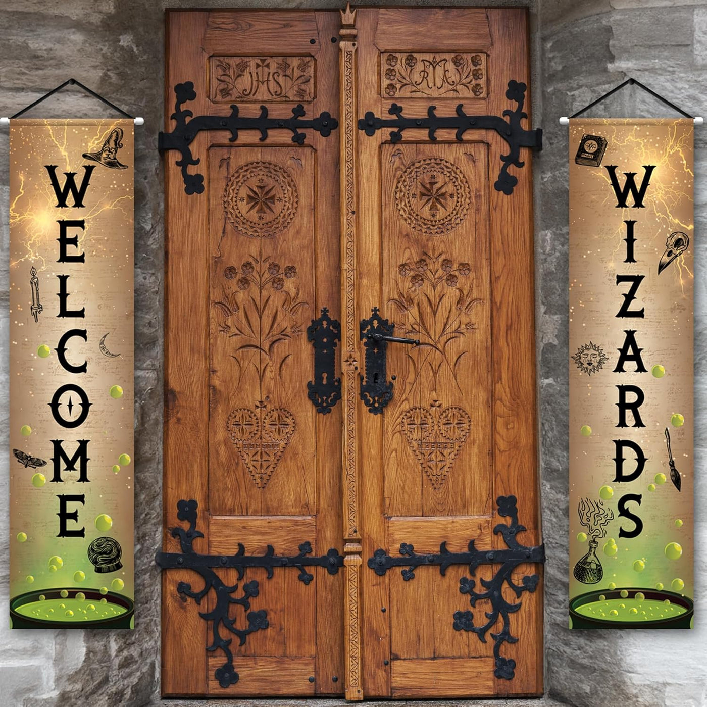 Welcome Wizards Door Banner