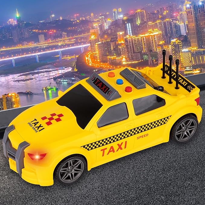 Yellow Taxi Cab Toy