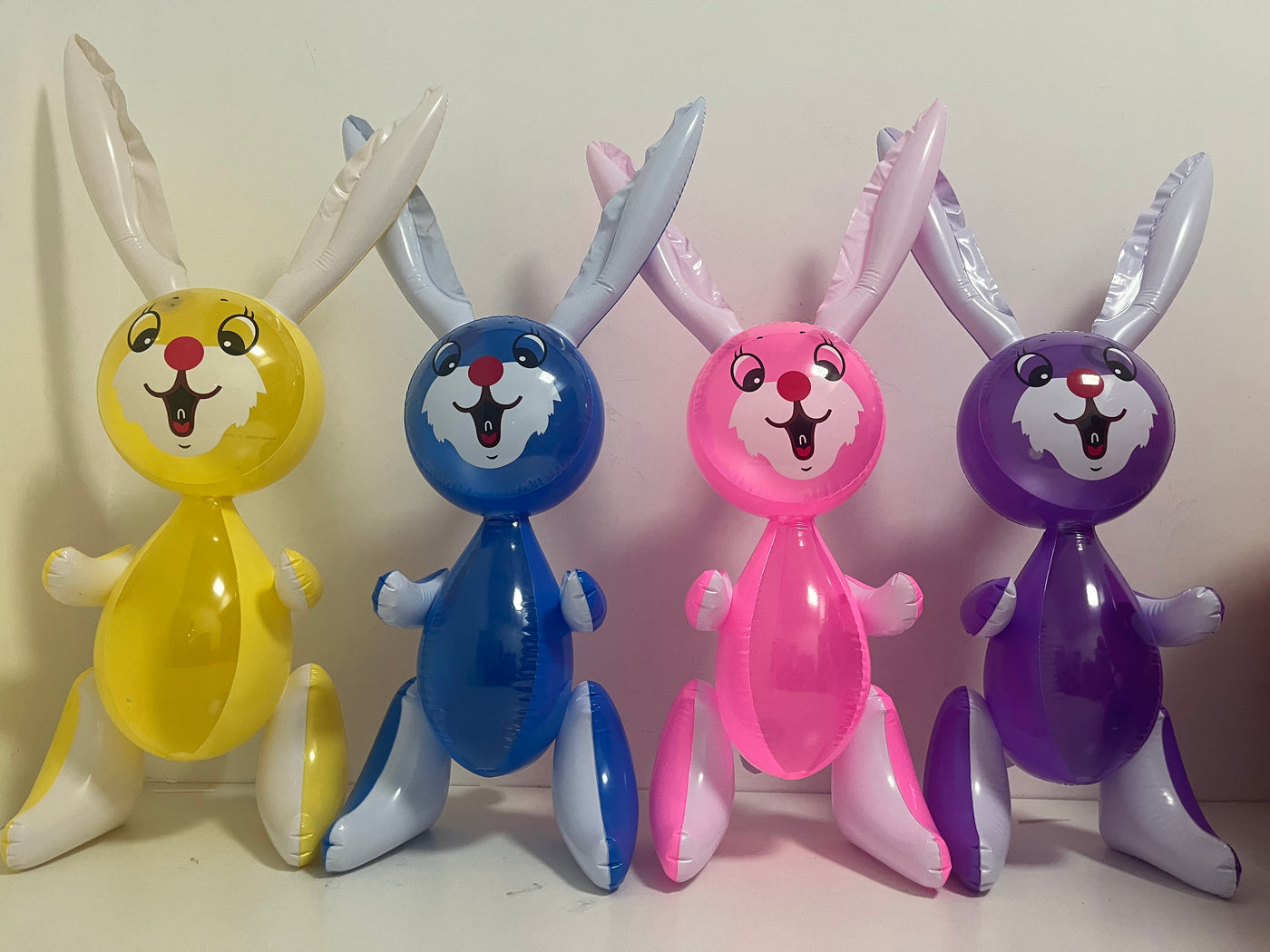 Rabbit with Carrot Inflates - Set of 4 - 3 Ft