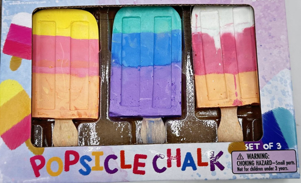Popsicle Chalk Set