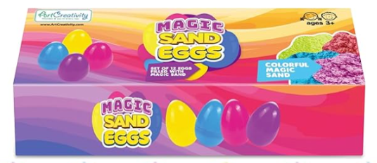 Kinetic Sand Eggs 12 pack
