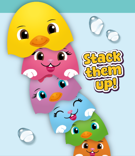 Stacking Egg Bath Set