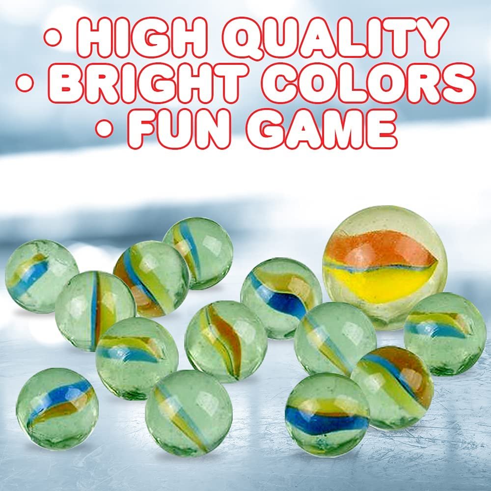 ArtCreativity Marble Game Sets, Pack of 12, Include 14 Marbles and 1 Shooter Per Pack, Classic Marbles for Kids, Fun Indoor and Outdoor Toys, Great Party Favors and Goodie Bag Fillers