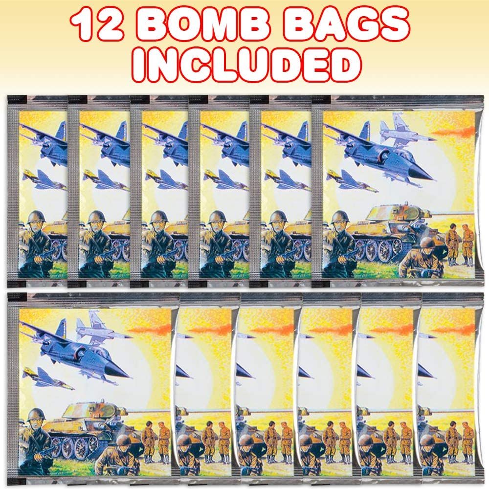 ArtCreativity Classic Bomb Bags, Set of 12, Fun Prank Toys for Kids and Adults, Noisemaker Toys for Teens, Unique Birthday Party Favors and Goody Bag Fillers, Outdoor Toys for Boys and Girls