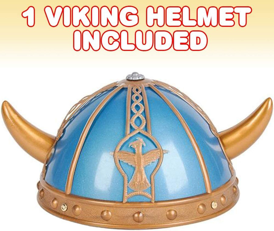ArtCreativity Viking Helmet for Kids and Adults, 1PC, Viking Costume Helmet with Classic Horn Design, Viking Costume Prop for Halloween, Dress Up Parties, and Photo Booth, Unique Birthday Hat…