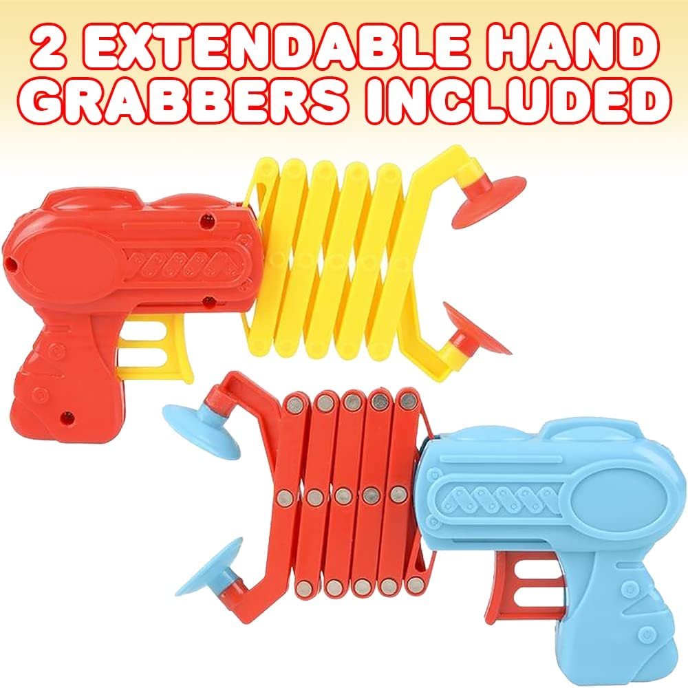 ArtCreativity Extendable Arm Grabber Toys, Set of 2, Toy Reacher for Kids in Vibrant Colors, Picker Up Grabber for Boys and Girls, Improve Motor Skills with These Robot Arm Toys