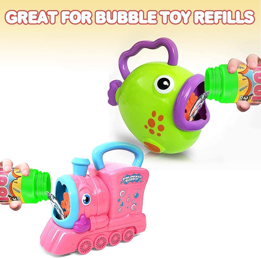 ArtCreativity 3.5 Inch Bubble Blower Bottles with Wands, Pack of 48, Bubble Toys for Kids with 2oz of Solution, Outdoor Summer Fun, Birthday Party Favors, Supplies for Boys and Girls – Assorted Colors