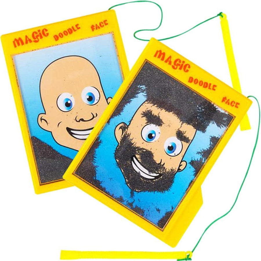 ArtCreativity Doodle Face Boards for Kids, Set of 2, Magnet Art Activity for Boys and Girls, Mess-Free Art Toys for Children, Unique Party Favors and Gifts, Create the Perfect Hairdo with Magnets