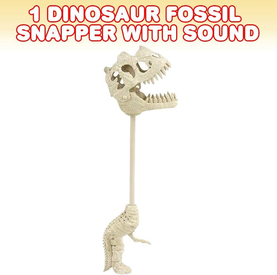 ArtCreativity Dinosaur Fossil Snapper with Sound, 1PC, Dino Reacher Grabber Toy for Kids, Cool 17 Inch Creature Reacher, Dinosaur Toys for Boys and Girls, Great Birthday Gift Idea
