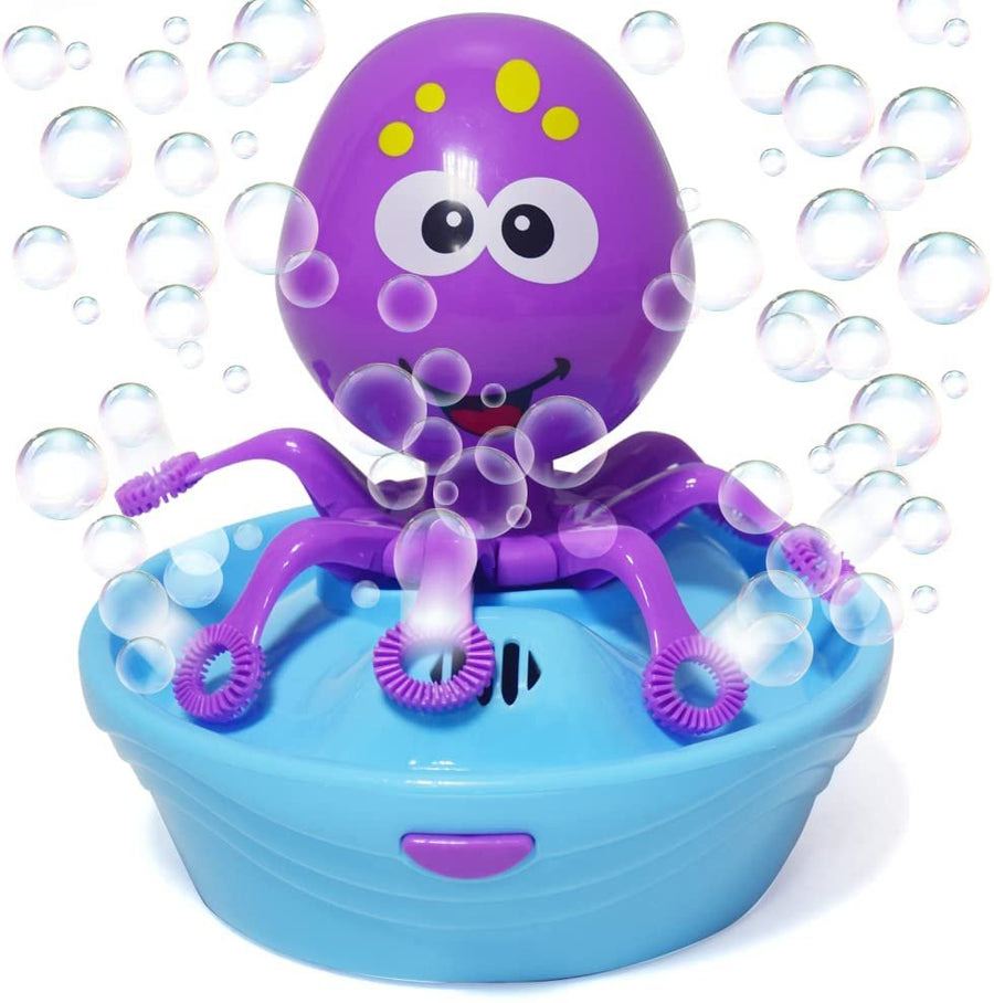 ArtCreativity Octopus Bubble Machine for Kids, Includes 1 Bubbles Blowing Toy and 1 Bottle of Solution, Fun Summer Outdoor or Party Activity, Great Bubble Gift for Boys and Girls